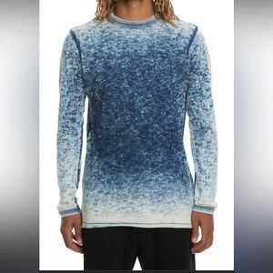 D77 The Dougan Distressed Indigo Wash Long Sleeve in Aged
Men – Blue Large ombré